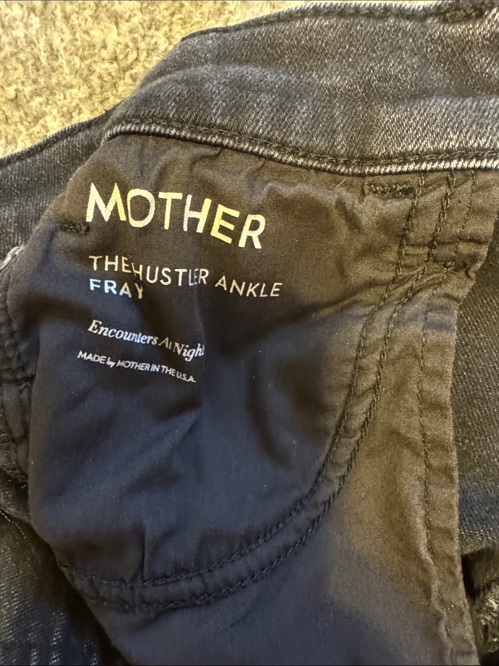MOTHER High-Rise Ankle Fray Jeans - Picture 10 of 11